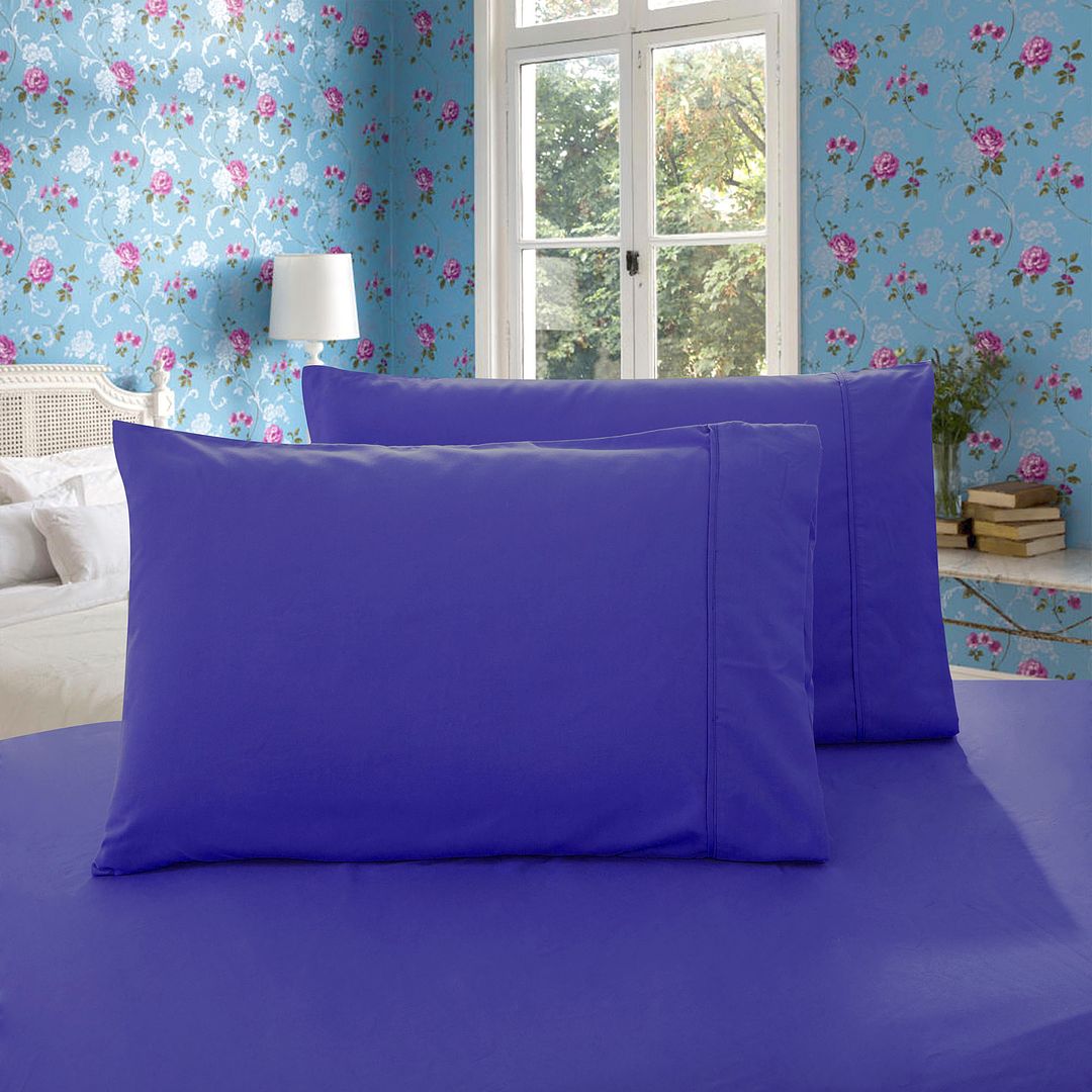 Super Soft Premium King Size Pillowcases 2-Pack - Royal Blue