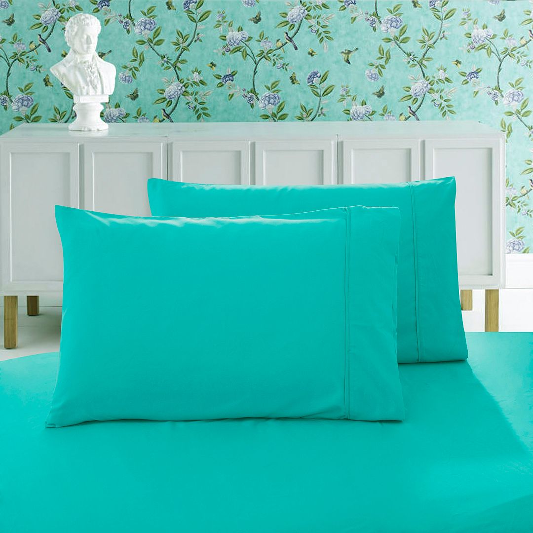 Super Soft Premium King Size Pillowcases 2-Pack - Teal