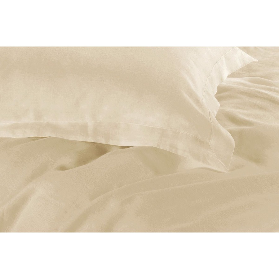 Super Soft Tailored KING SINGLE Size Quilt/Doona/Duvet Cover Set - Beige
