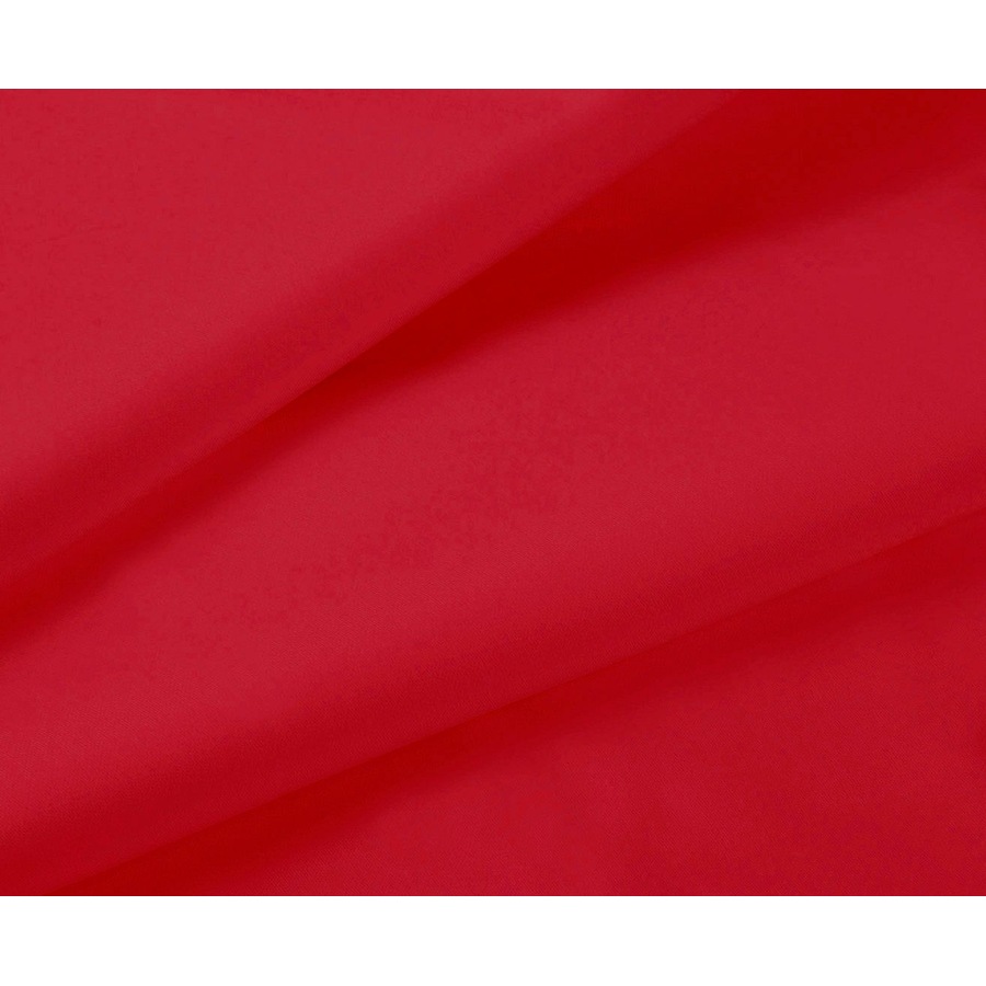 Super Soft 3-Piece Queen Size Bed Fitted Sheet & 2 Pillowcases Set - Red