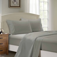Super Soft 4-Piece Double Size Sheet Set - Grey