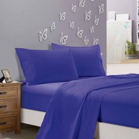 Super Soft 4-Piece Double Size Sheet Set - Royal Blue