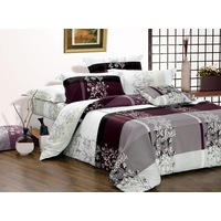 Maisy King Size Bed Quilt Doona Duvet Cover & Pillow Cases Set