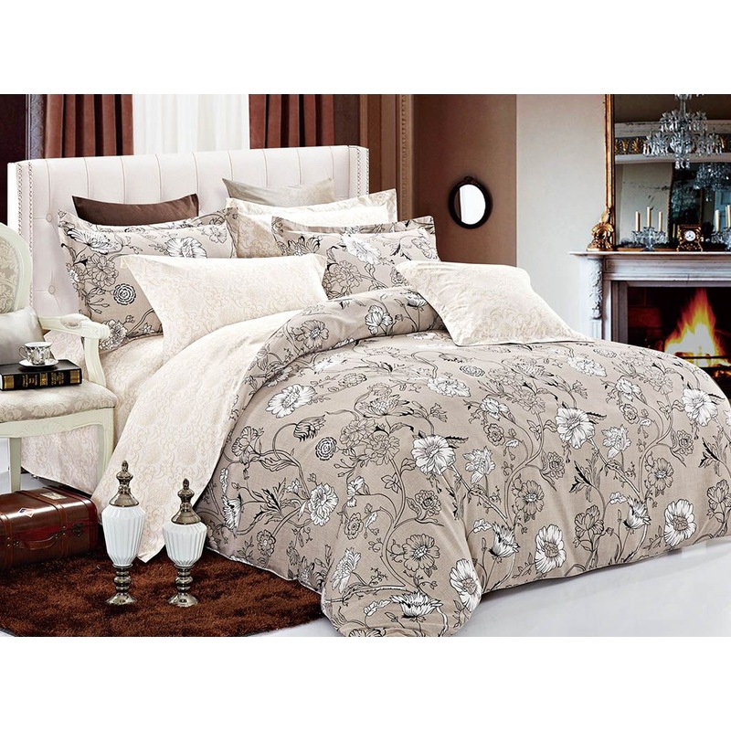 Buy Shacha Queen Size Bed Quilt Doona Duvet Cover & Pillow Cases Set ...