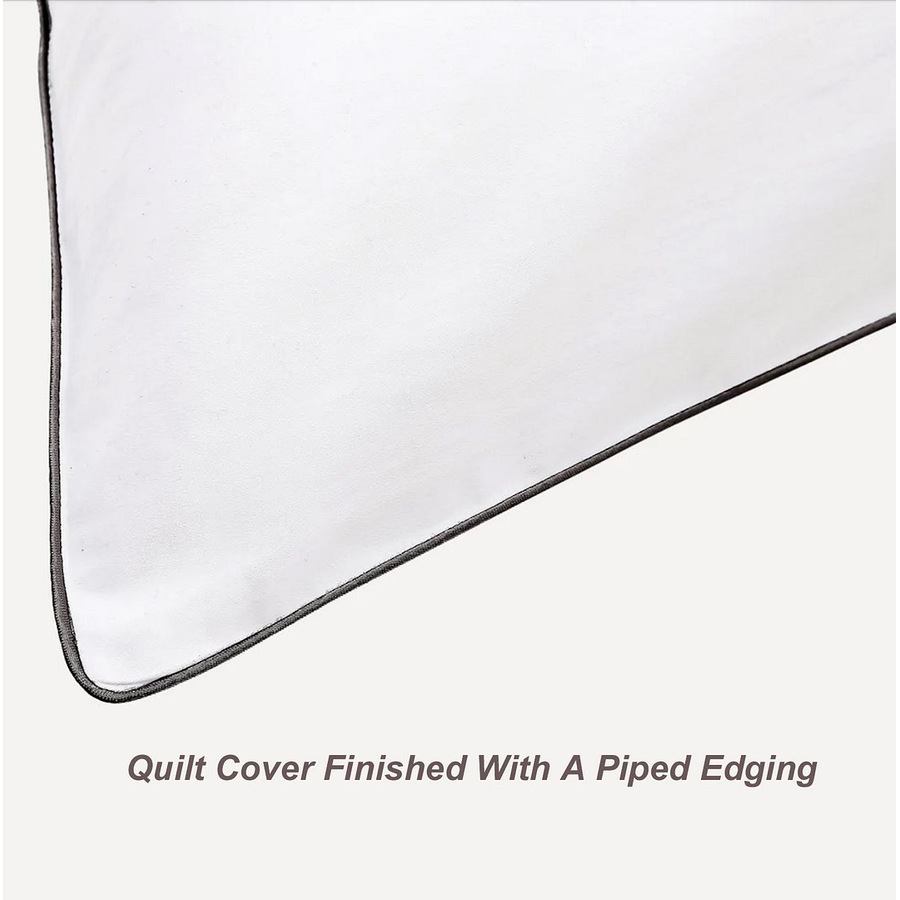 Sorella Super King Size Quilt/Doona/Duvet Cover Set M452 Blue White Flower