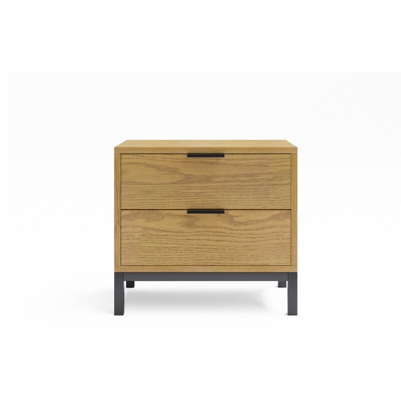 wooden bedside table with metal base buy bedside tables 1170369
