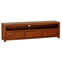CT Amsterdam Solid Timber 3 Drawer Entertainment Unit