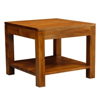 CT Amsterdam Solid Mahogany Timber Square Side Table