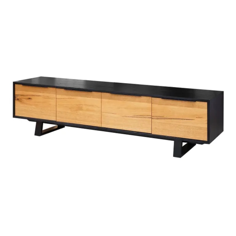 Buy MD Melun Oak Veneer 4 Drawer TV Unit MyDeal