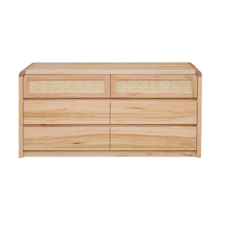Buy MD Metz Messmate Rattan 6 Drawer Low Chest MyDeal