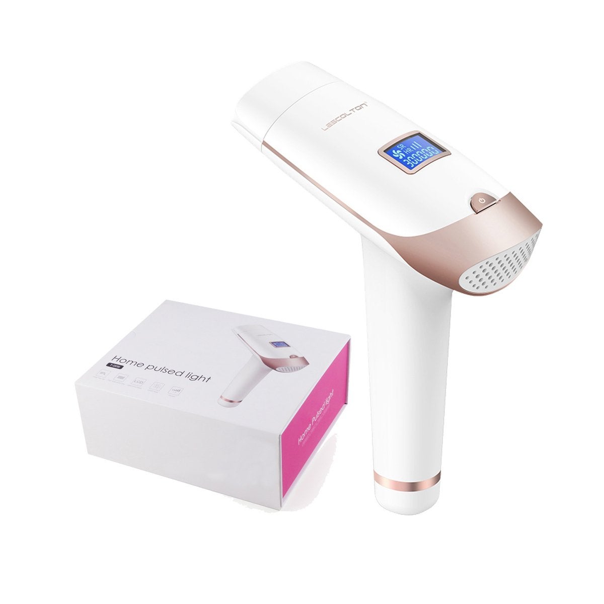 Lescolton Permanent IPL Hair Removal 300,000 Pulses with LCD Display