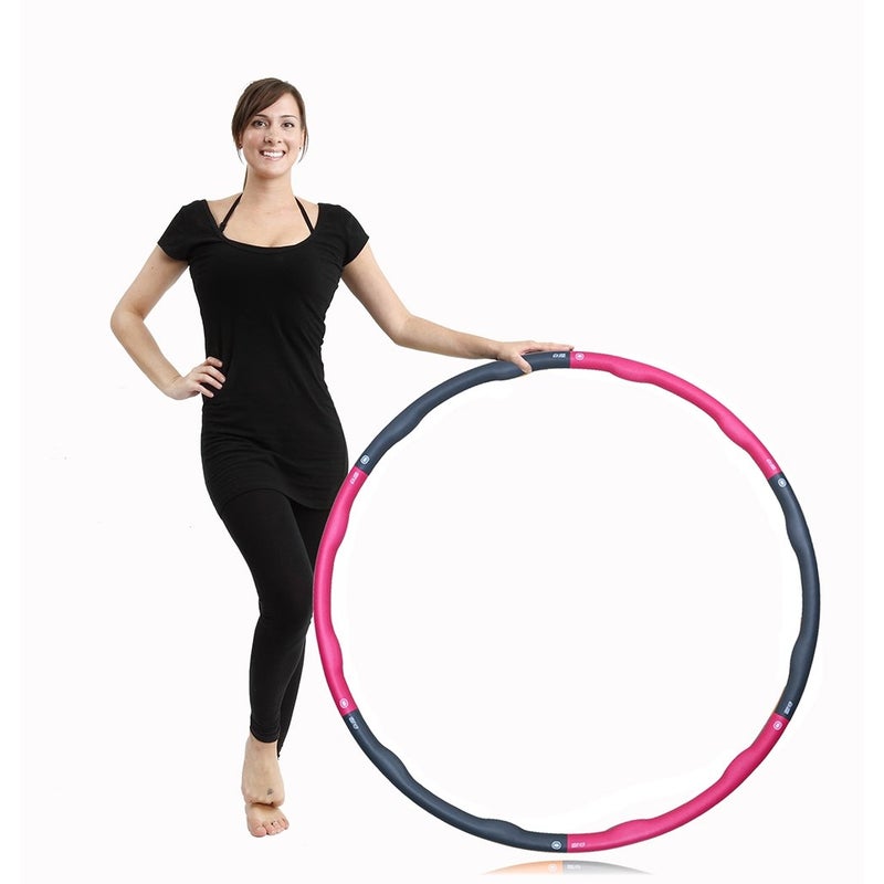 Weighted Hula Hoop Exercise Fitness Abs 1.2kg 1.5kg Foam Padded Workout Hoop