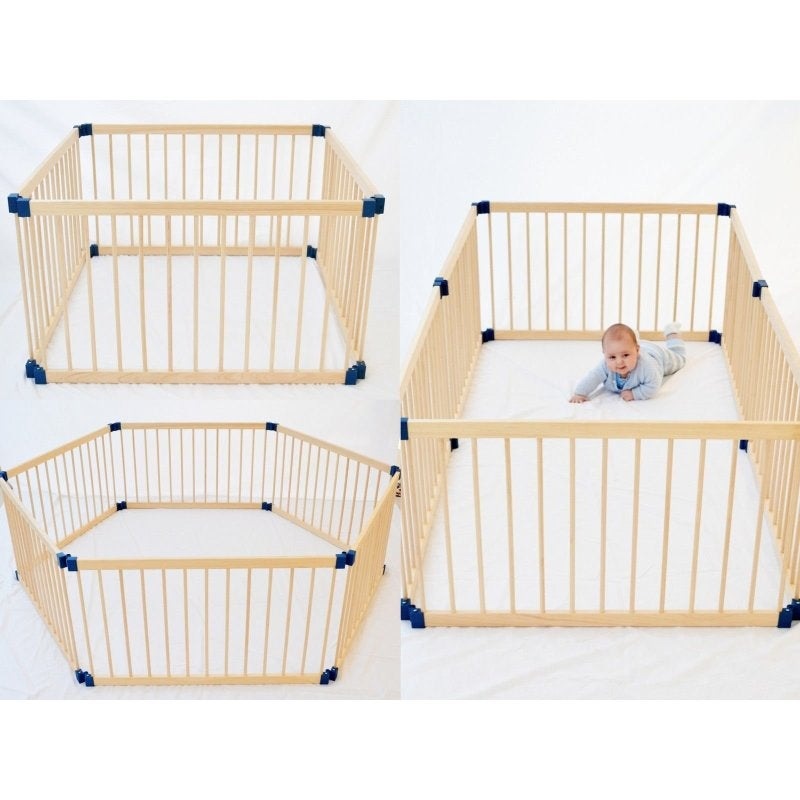 Buy Kiddy Cots Link 100 6 Panel Baby Playpen MyDeal