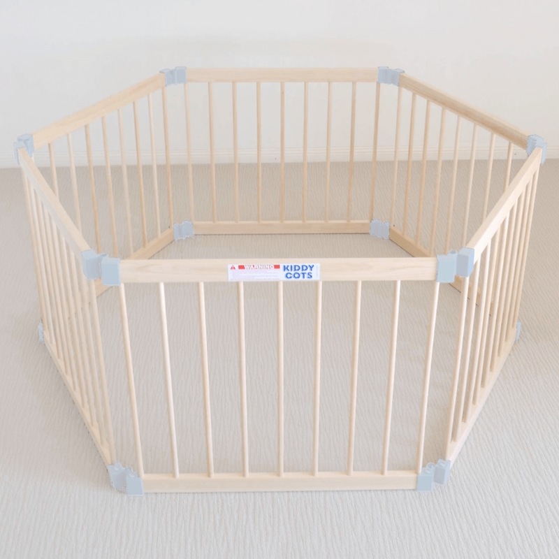 Buy Kiddy Cots Link 70 6 Panel Baby Playpen MyDeal