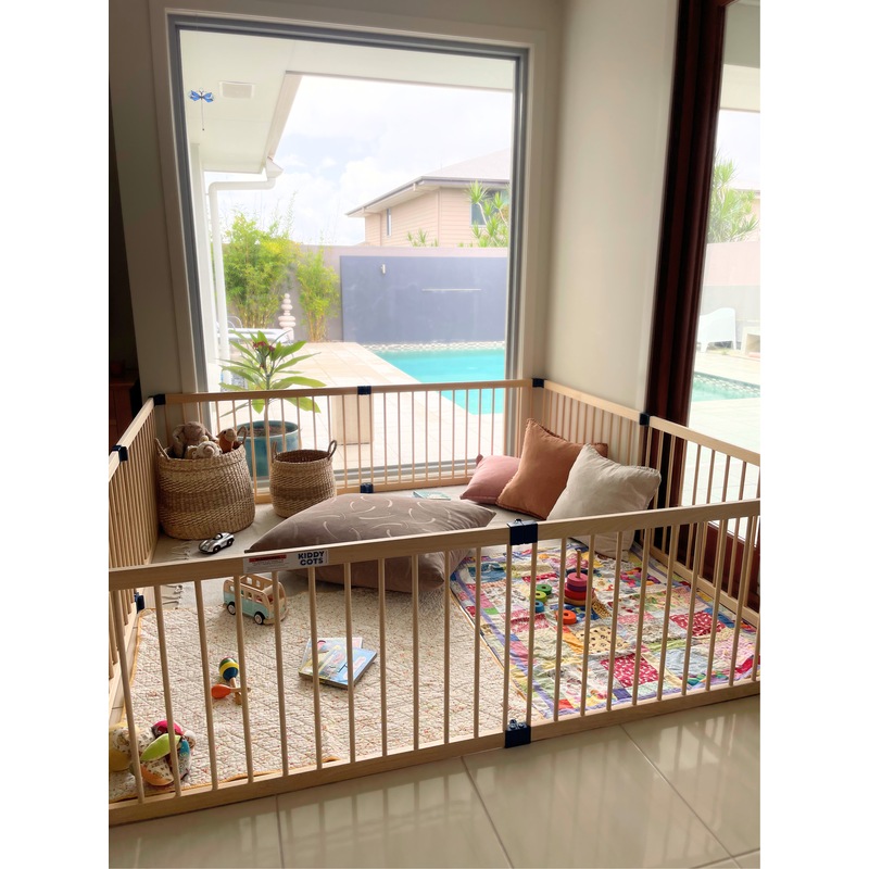 Buy Kiddy Cots Link 100 Giant 8 Panel Baby Playpen MyDeal