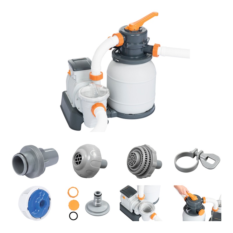 Buy Bestway 1500gal (5,678L) Flowclear Sand Filter Pump 58497 MyDeal