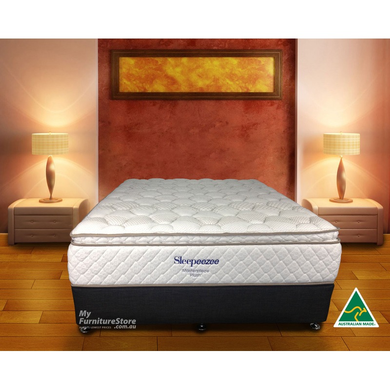 Buy King Masterpiece Plush Pocket Spring Mattress With Latex - Medium ...