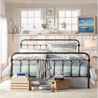 York King Single Modern Metal Bed Frame in Black