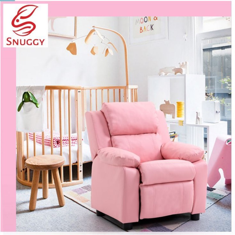 Buy Kids Recliner PU Sofa Children Lounge Chair Couch Armchair Pink