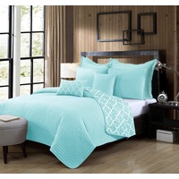 Ramesses 7 Piece Luxury Bamboo Blend Reversible Comforter Set