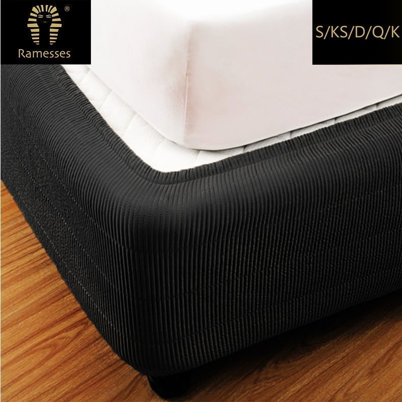 Buy Box Spring Cover Vertically Quilted Valance MyDeal