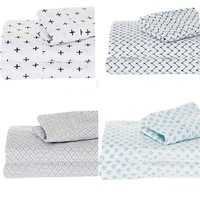 Egyptian Cotton Printed Sheet Set in 4 Sizes