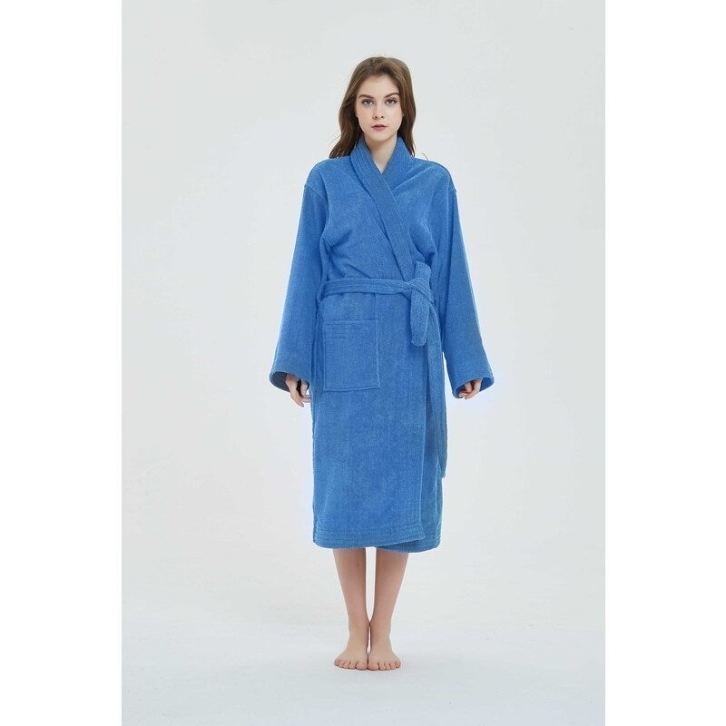 Ramesses Plush Egyptian Cotton Terry Toweling Bathrobe MyDeal
