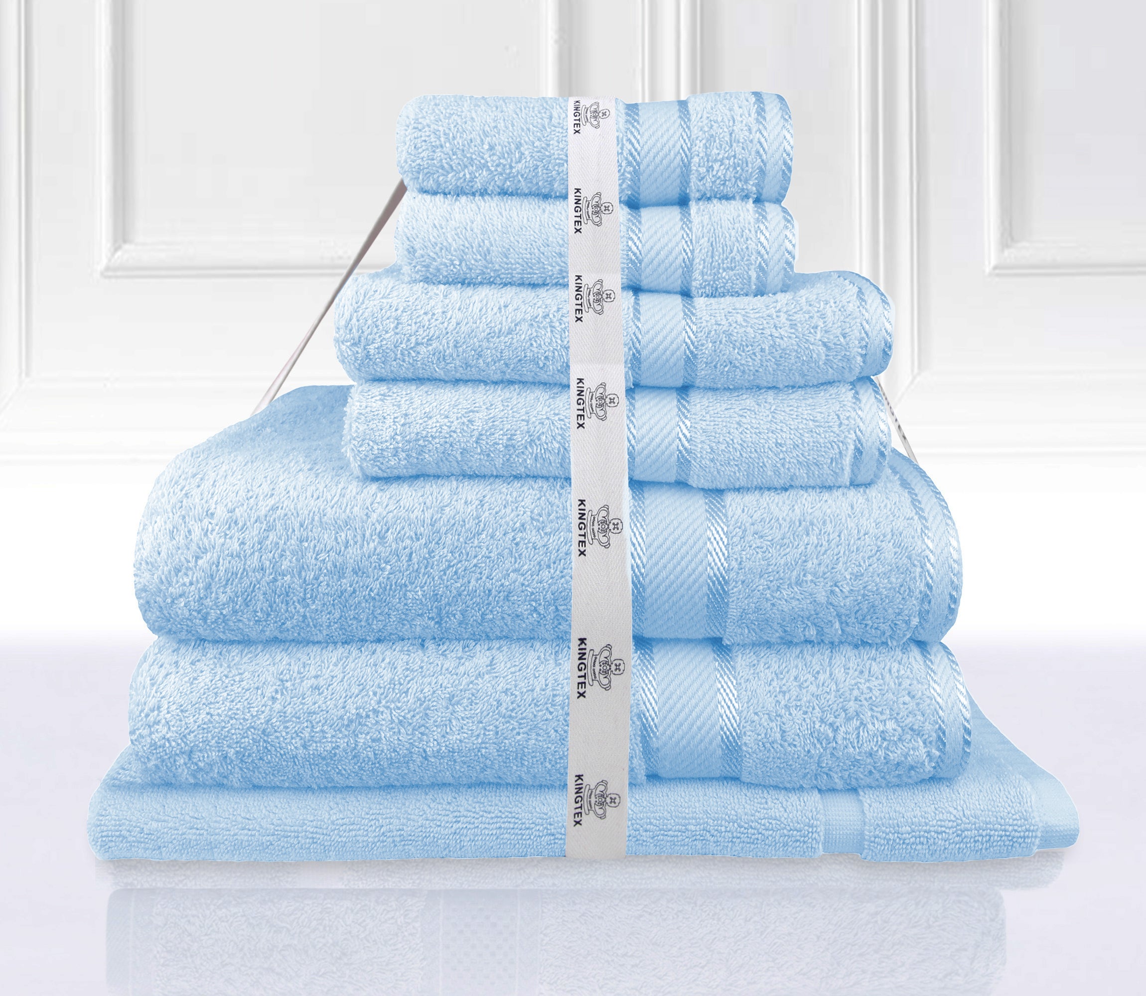 Kingtex Towel Gift Pack Bath Towel Set / Bath Sheet Set 7pcs