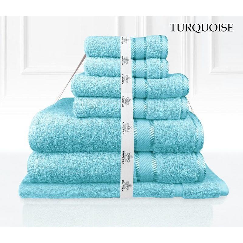Buy Kingtex Towel Gift Pack Bath Towel Set / Bath Sheet Set 7pcs MyDeal