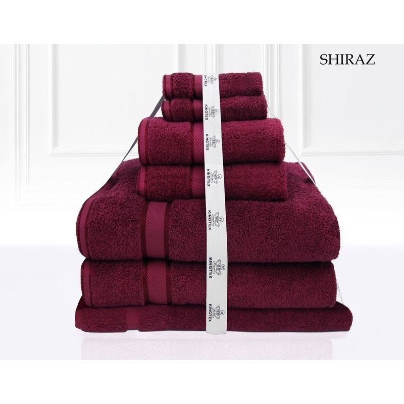 Kingtex Towel Gift Pack Bath Towel Set / Bath Sheet Set 7pcs MyDeal