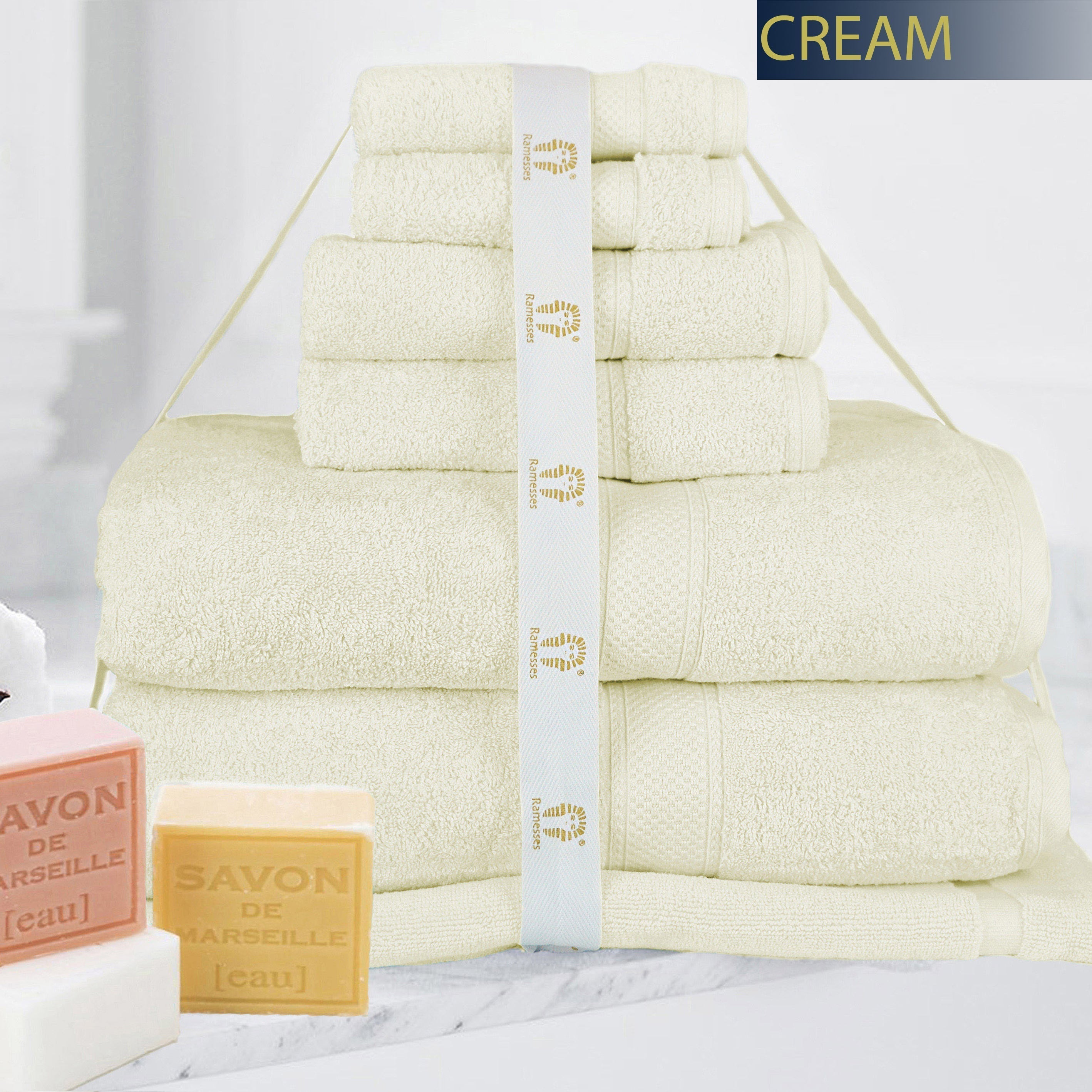 Ramesses 100% Egyptian Cotton Towel Sets
