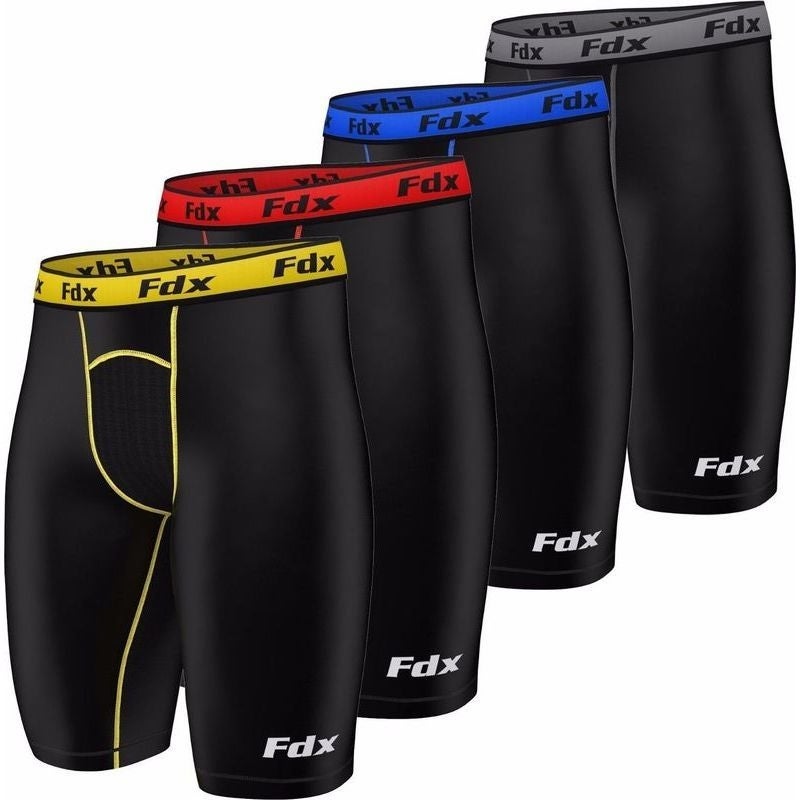 FDX Mens Compression Thermal Underwear Boxer Briefs