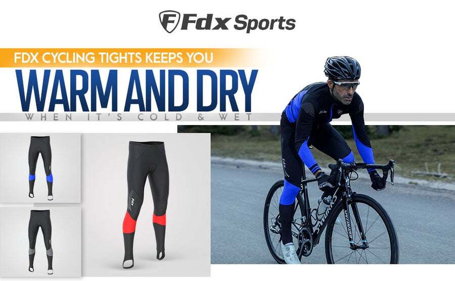 Buy Fdx Thermodream Grey Men's Gel Padded Winter Cycling Tights