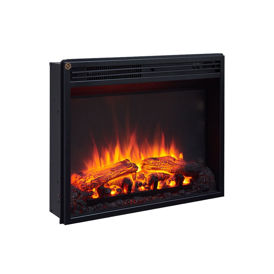 Aura 2000W Electric Fireplace Heater White Mantel Suite