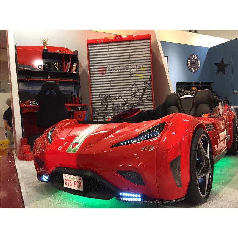 Cilek Kids GTS Race Car Bed with LED Lights Royal Red Buy Car Beds