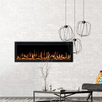 Concerto 1500W 50 inch Recessed / Wall Mounted Electric Fireplace