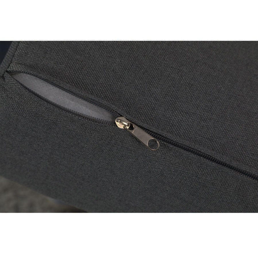 Hampton Charcoal Aluminium Sofa Lounge Set - Charcoal Grey Cushion