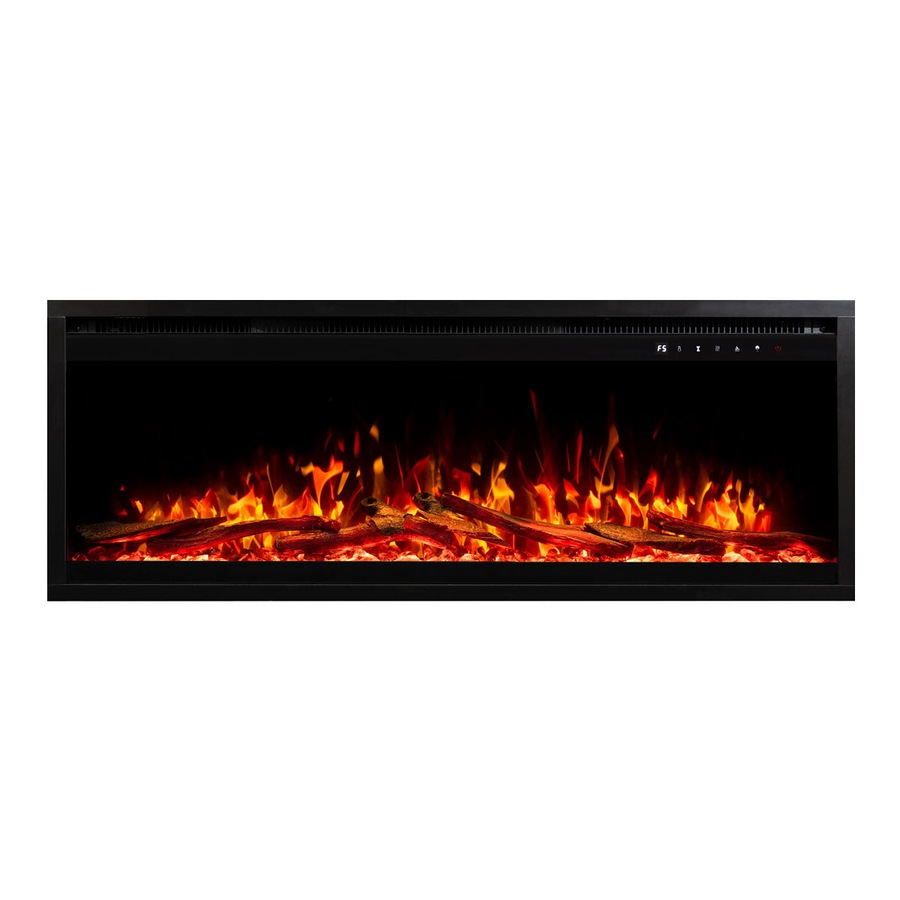 Harmony 1500W 39 inch Recessed / Wall Mounted Electric Fireplace