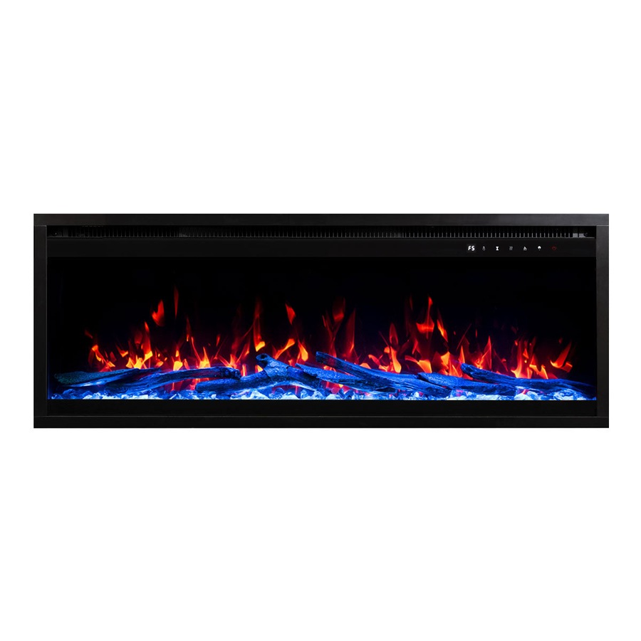 Harmony 1500W 39 inch Recessed / Wall Mounted Electric Fireplace