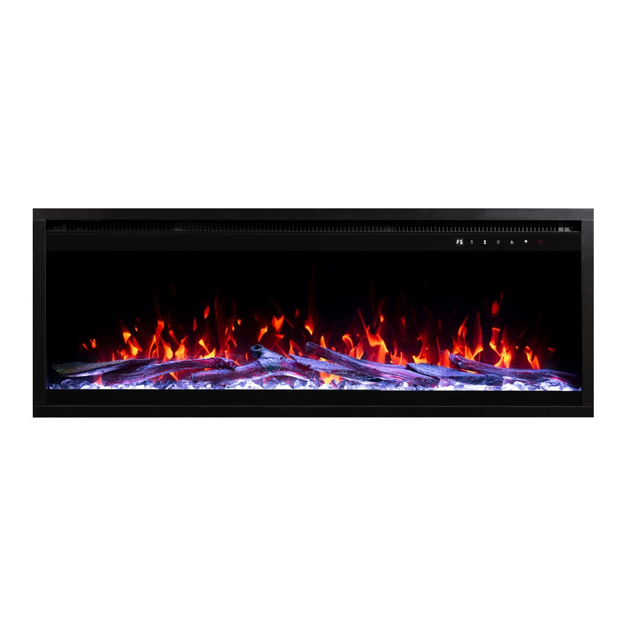 Harmony 1500W 39 inch Recessed / Wall Mounted Electric Fireplace
