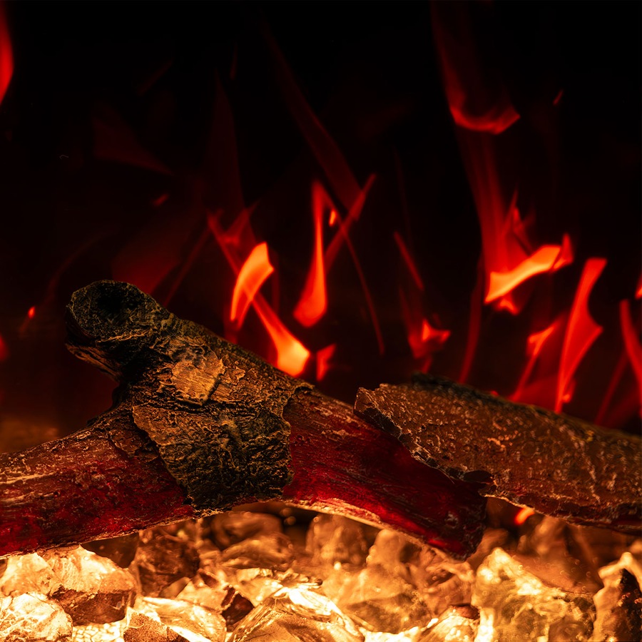 Harmony 1500W 39 inch Recessed / Wall Mounted Electric Fireplace