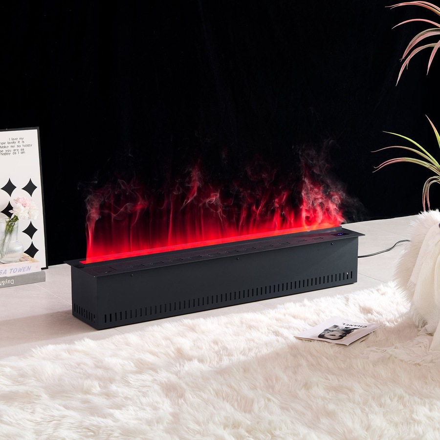 Mistline 100cm Water Vapour Electric Fireplace – Smartphone Control