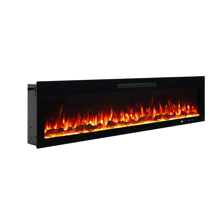 Rocco 1500W 72 inch Recessed / Wall Mounted Electric Fireplace