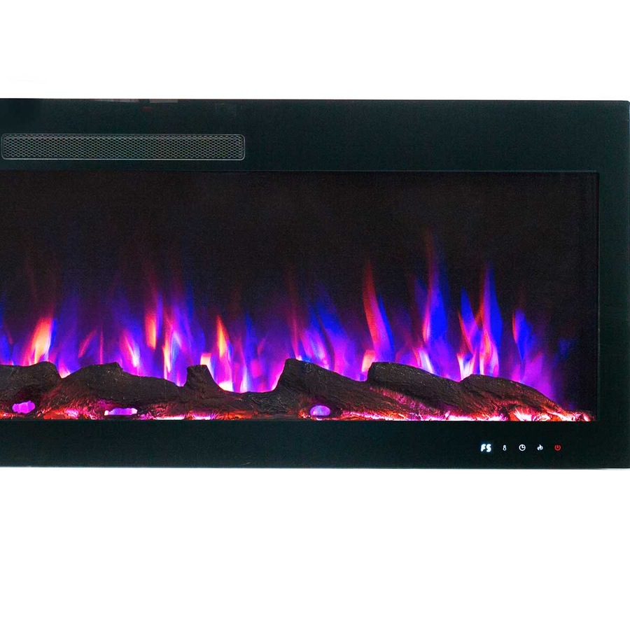 Rocco 1500W 72 inch Recessed / Wall Mounted Electric Fireplace
