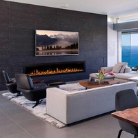 Sonata 1500W 72 inch Built-in Recessed Electric Fireplace