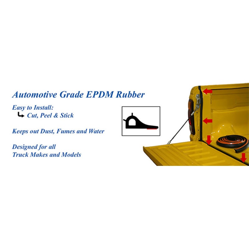 Buy TAILGATE SEAL KIT FOR ISUZU DMAX DMAX RUBBER UTE DUST TAIL GATE MADE IN USA MyDeal