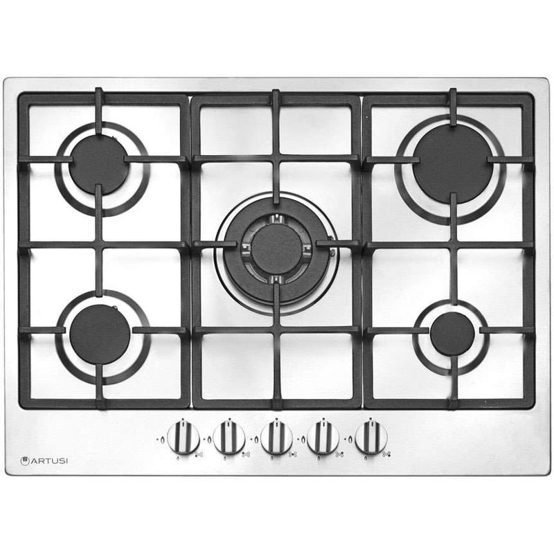 Buy Artusi 70cm Gas Cooktop CAGH75X MyDeal