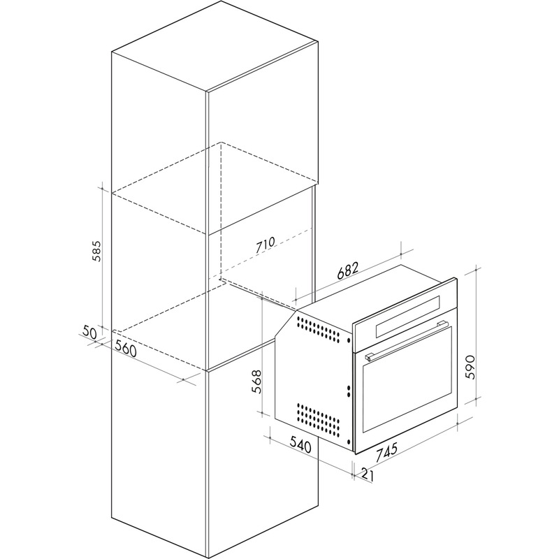 Artusi 75cm Electric Wall Oven AO750X MyDeal
