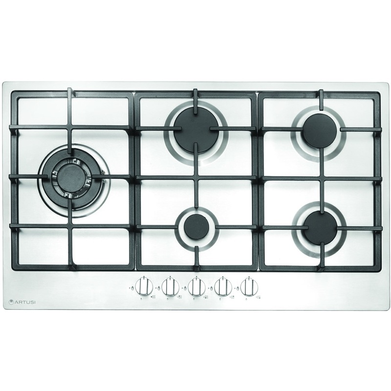 Artusi 90cm Gas Cooktop CAGH95X Buy Gas Cooktops 1175669