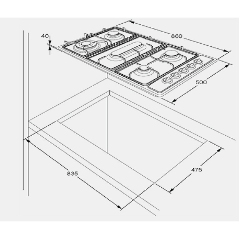 Blanco 90cm Gas Cooktop BCG95XFFC MyDeal